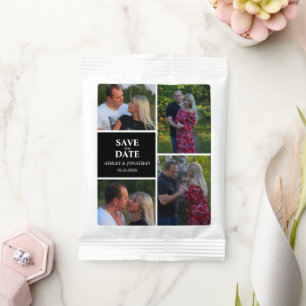 Photo Collage Save The Date  Margarita Drink Mix