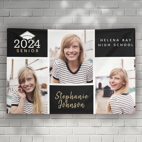 Photo Collage Senior Graduation Banner