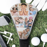 Photo Collage Simple Elegant Picture Golf Head Cover<br><div class="desc">This personalized golf head cover features a simple 6-photo collage. Add your favorite family memories, vacation shots, or any special moments to create a unique and meaningful keepsake. A fun and thoughtful gift for Father’s Day, Mother’s Day, birthdays, holidays, or just because. Whether used out on the course or displayed...</div>
