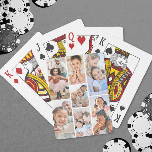 Photo Collage Simple Picture Poker Cards