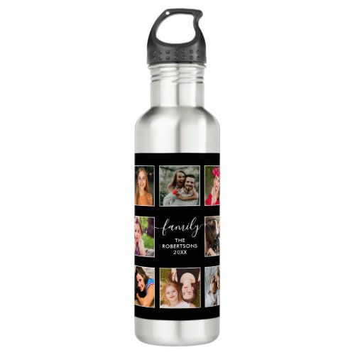 Photo Collage Stainless Steel Water Bottle