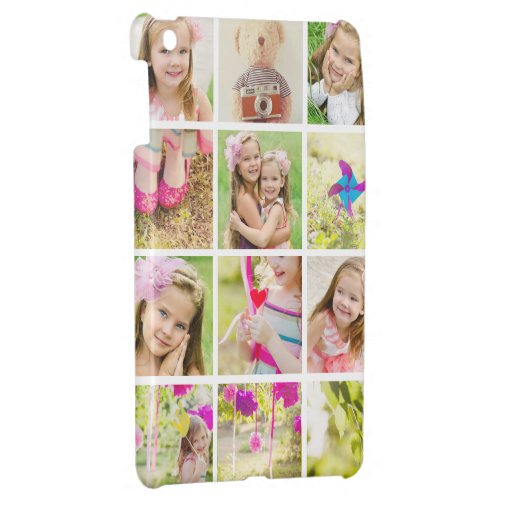 Photo Collage Template Personalized Cover For The iPad Mini | Zazzle