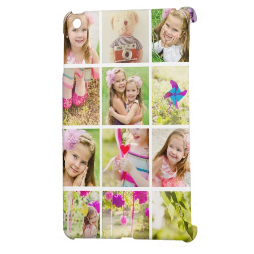 Photo Collage Template Personalized Cover For The iPad Mini | Zazzle