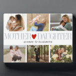 Photo Collage Texture Mother Daughter Plaque<br><div class="desc">Capture the beautiful moments shared between father and daughter with our heartfelt photo collage gift. Personalized with your favorite memories, this collage celebrates the special bond between dad and his little girl. Crafted with love and attention to detail, it's a meaningful tribute to the laughter, love, and cherished moments that...</div>