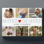 Photo Collage Texture Mother Daughter Plaque<br><div class="desc">Capture the beautiful moments shared between father and daughter with our heartfelt photo collage gift. Personalized with your favorite memories, this collage celebrates the special bond between dad and his little girl. Crafted with love and attention to detail, it's a meaningful tribute to the laughter, love, and cherished moments that...</div>