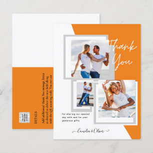 Photo Collage THANK YOU Wedding/Baby/Graduate/ANY Postcard