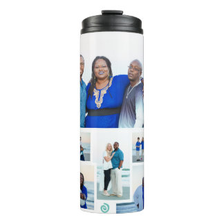 Photo Collage Thermal Tumbler