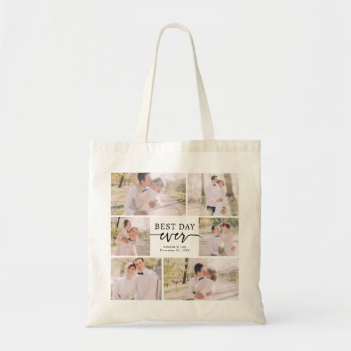 Photo Collage Tote Bag