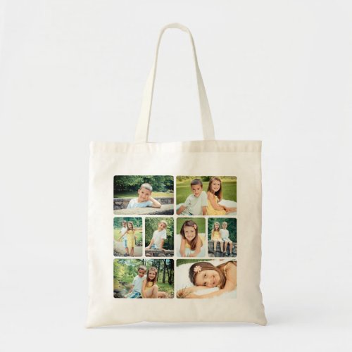 Photo Collage Tote Bag
