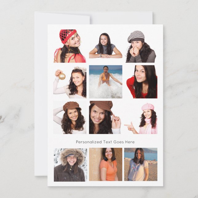Photo Collage Twelve Photo Personalized (Front)