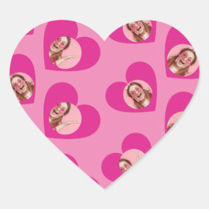 Photo Collage Valentine's Day Heart Heart Sticker