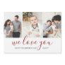 Photo Collage Valentine's Day Magnetic Card