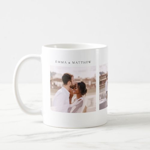 Photo Collage Wedding Day Newlywed Keepsake Coffee Mug