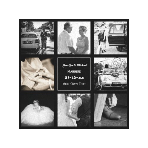PHOTO COLLAGE Wedding Vow Renewal Anniversary Chic
