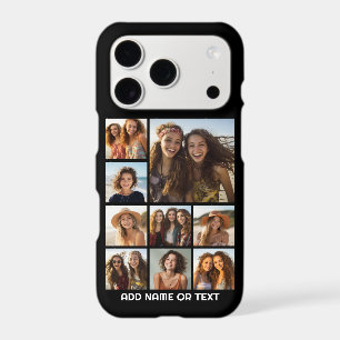 Photo Collage with 9 Photos optional background iPhone 17 Pro Case