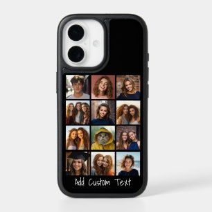 Photo Collage with Black Background iPhone 17 Case