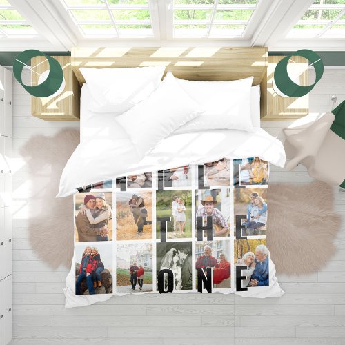 Photo Collage Youre Still the One 20 Portrait Duvet Cover