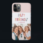 Photo colorful fun typography best friends iPhone 11 pro case<br><div class="desc">Photo colorful fun typography girly best friends design. Part of a modern collection.</div>