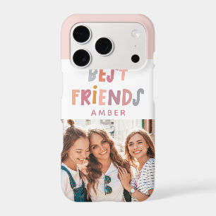 Photo colorful fun typography best friends iPhone 17 pro case