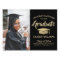 Photo Congrats Black and Gold Graduation Yard