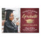 Photo Congrats Burgundy Gold White Graduation Yard