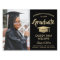 Photo Congratulations Black & Gold Graduation Yard