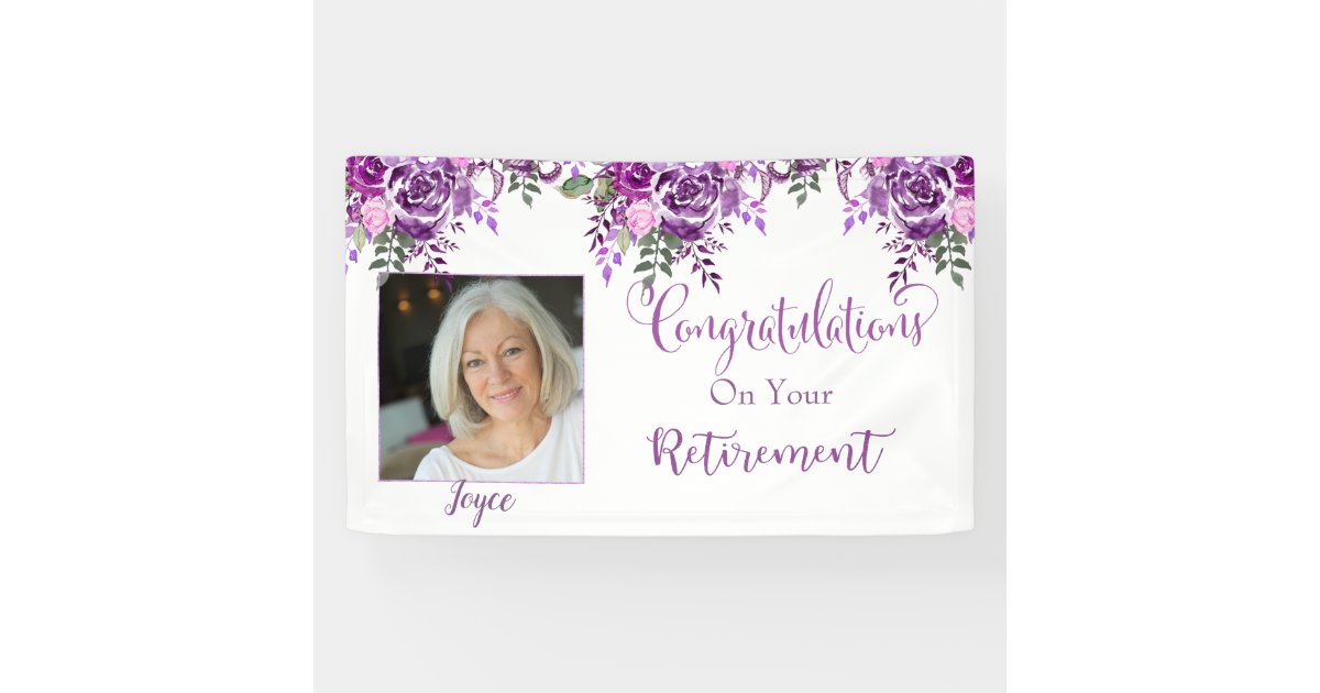 congratulations on your retirement banner