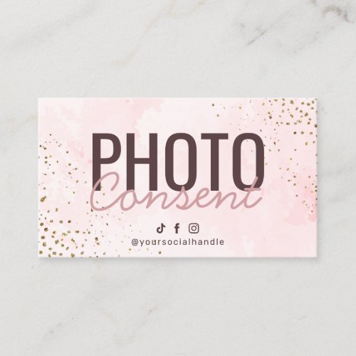 Photo Consent Card