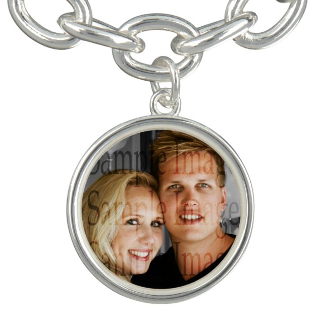 Photo couples anniversary engagement PERSONALIZE Bracelet (Design)