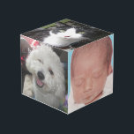 Photo Cube (4 inch)<br><div class="desc">This 4 inch Photo Cube makes a great gift! Great for parents, grandparents, newlyweds, etc. Great gift for someone's office.</div>