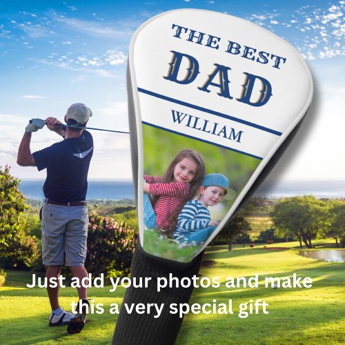 Photo Custom BEST DAD Personalized Name  Golf Head Cover