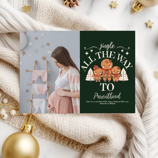 Photo Custom Christmas Pregnancy Announcement (Creator Uploaded)