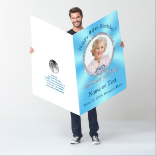 Photo, Custom, Jumbo Birthday Card, 2, 3 or 4 foot Card