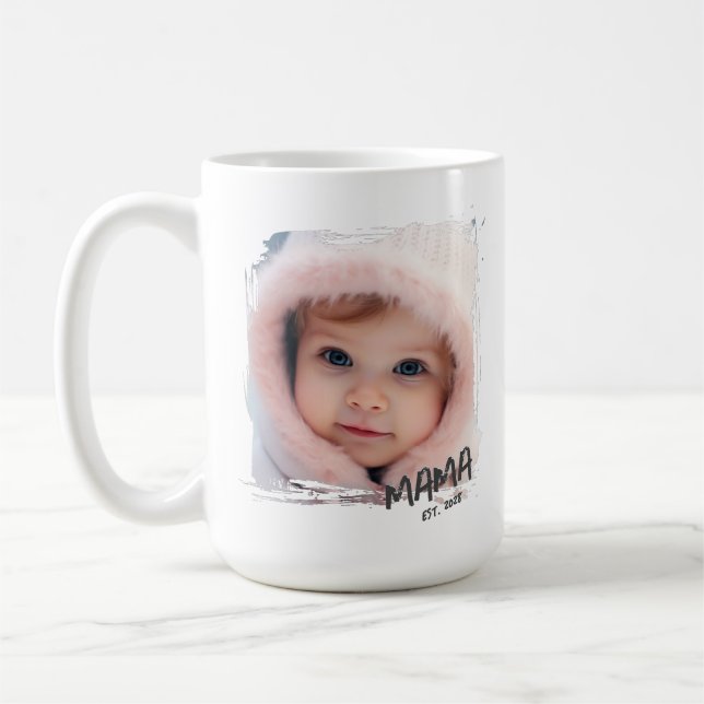Photo Custom Keepsake Mom Coffee Mug (Left)