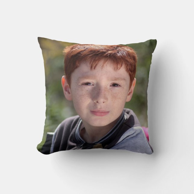 Photo custom throw pillow for Grandma (Front)