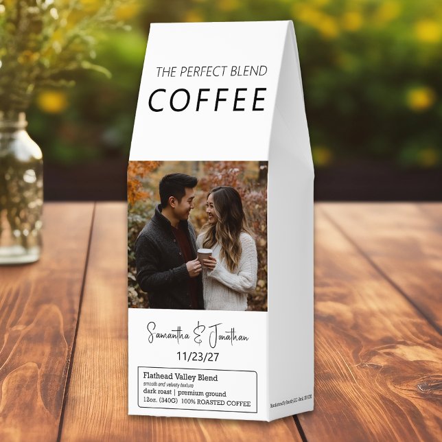 Photo Custom Wedding Perfect Blend Roasted Coffee (Creator Uploaded)