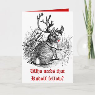 Photo Customized  Who needs that Rudolf fellow? Holiday Card