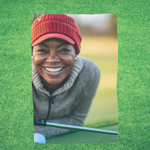 Photo Customzed Gift Golfer  Golf Towel