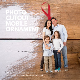 Photo Cut-Out 3-Dimensional Mobile Ornament