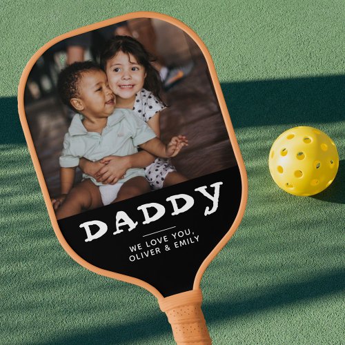 Photo Daddy Black  Pickleball Paddle