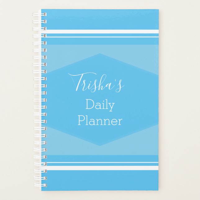 Photo Daily Planner in Any Color  - HAMbWG (Front)