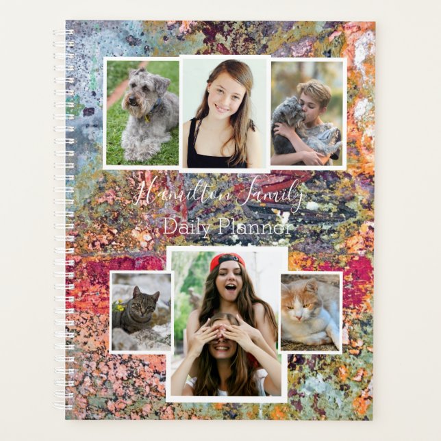 Photo Daily Planner - Peach  HAMbWG (Front)