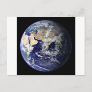 Photo de la Terre - Hémisphère Est Postcard