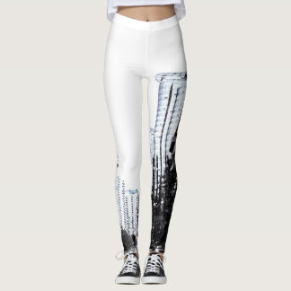 photo de ville la nuit leggings