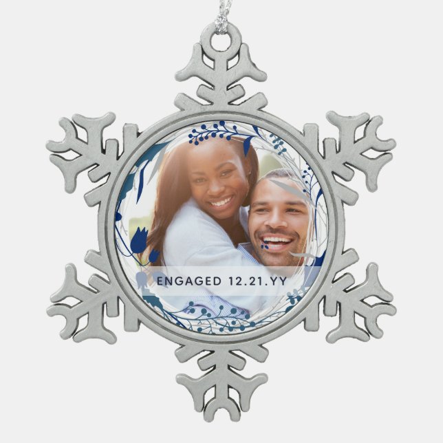 PHOTO Decoration 1st Christmas Married or Engaged (Front)