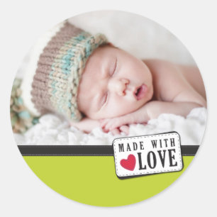 PHOTO DECORATIVE LABEL :: made with love 1