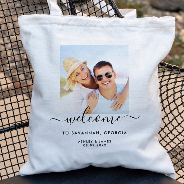 Photo Destination Wedding Weekend Welcome Bag, Tote Bag (Creator Uploaded)
