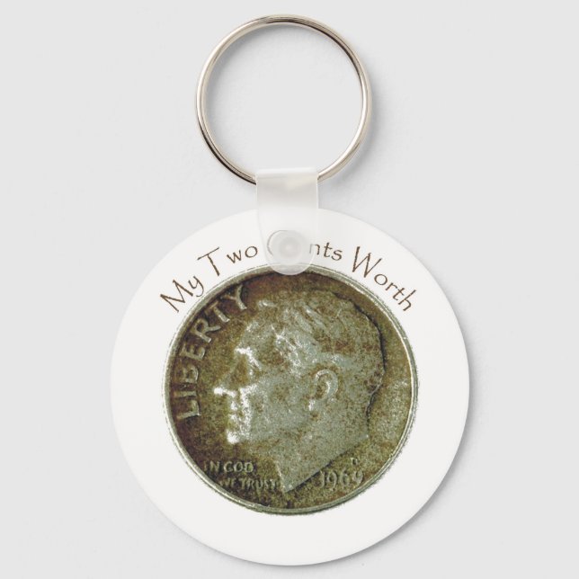 Photo Dime. Keychain (Front)