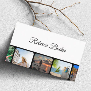 Photo Display Crafts, Products or Travel Business Card
