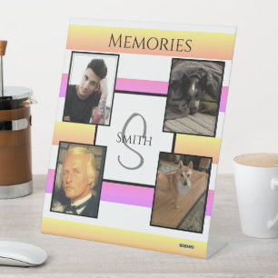 Photo Display - HAMbyWG - Any Color Pedestal Sign